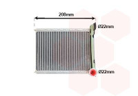 Värmare radiator, innervärme
