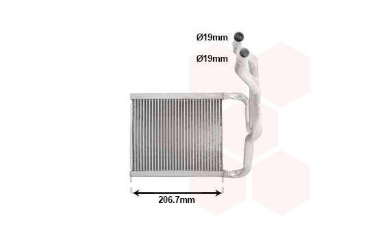 Värmare radiator, innervärme