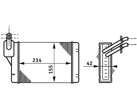 Värmare radiator, innervärme