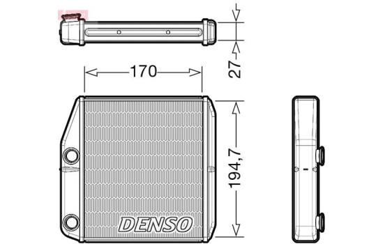 Värmare radiator, innervärme