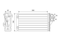 Värmare radiator, innervärme