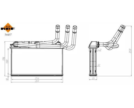 Värmare radiator, innervärme