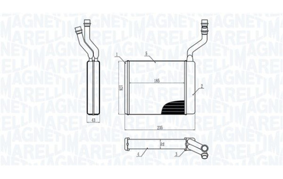 Värmare radiator, innervärme