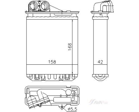 Värmare radiator, innervärme