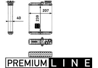 Värmeväxlare, kupévärmare BEHR *** PREMIUM LINE ***