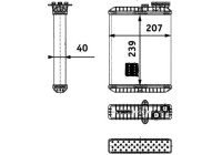 Värmeväxlare, kupévärmare BEHR *** PREMIUM LINE ***