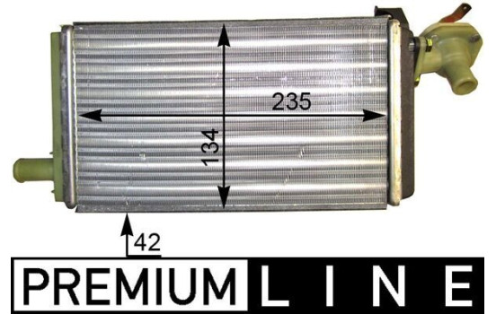 Värmeväxlare, kupévärmare BEHR *** PREMIUM LINE ***