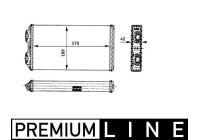 Värmeväxlare, kupévärmare BEHR *** PREMIUM LINE ***