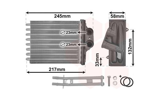 Värmeväxlare, kupévärmare *** IR PLUS ***, bild 3