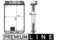 Värmeväxlare, kupévärmare PREMIUM LINE