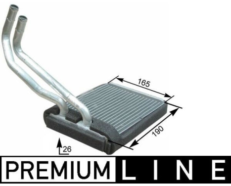 Värmeväxlare, kupévärmare PREMIUM LINE
