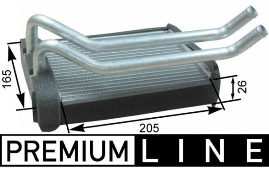 Värmeväxlare, kupévärmare PREMIUM LINE, bild 2
