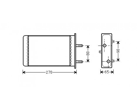 Värmeväxlare, kupévärmare