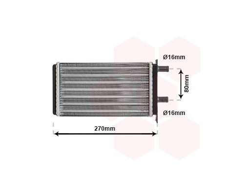 Värmeväxlare, kupévärmare, bild 2