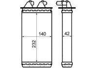 Värmeväxlare, kupévärmare