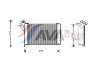 Värmeväxlare, kupévärmare