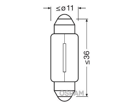 Bulb, door light ORIGINAL, Image 3