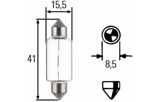Hella Heavy Duty K, 24V15W, Image 2