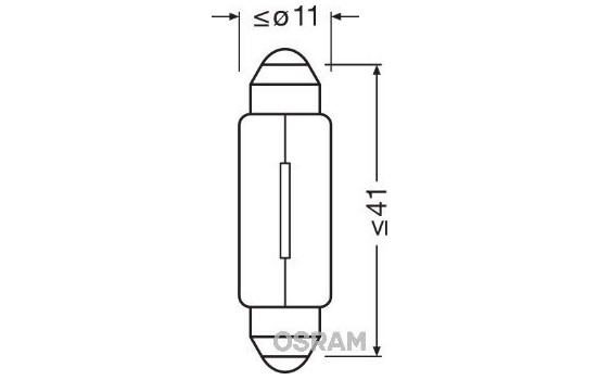 Osram Original C5W, 24V5W (41mm), Image 3