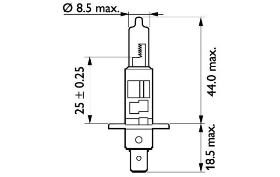 Philips light bulb H1, Image 3