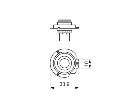 Bosch Bulb, headlight 12V H18 PY26D-1, Image 7