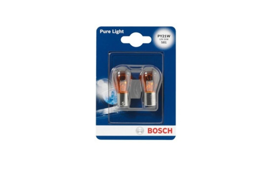 Bosch Pure Light PY21W, 12V21W (2 pieces)