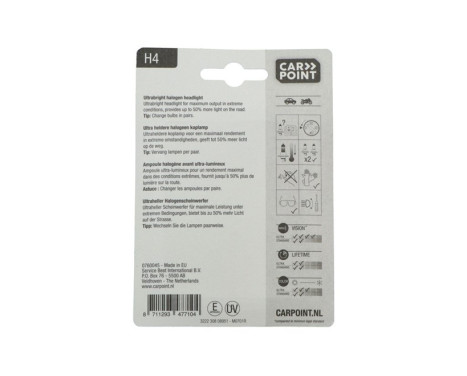Carpoint Ultrabright H4, 12V60/55W, Image 4