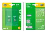 Hella Longlife W5W, 12V5W (2 pieces)