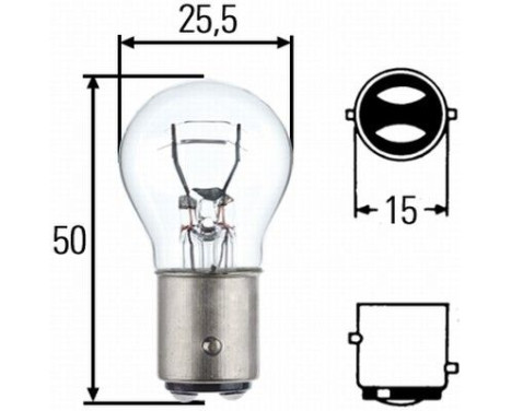 Hella Standard P21/5W, 12V (2 pieces), Image 2