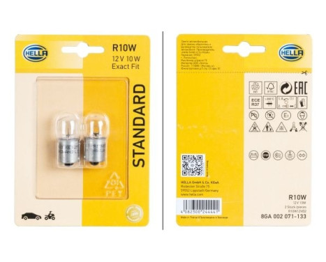 Hella Standard R10W, 12V10W (2 pieces)