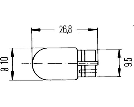 Hella Standard W5W, 12V5W, Image 2