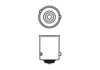 Light bulb, flashing light