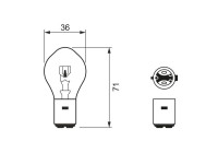 Light bulb, headlamp