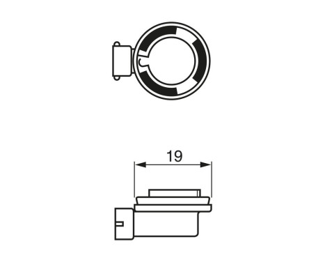 Light bulb, headlamp