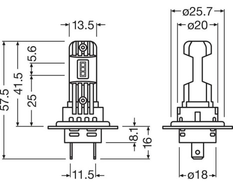 Light bulb, spotlight H7 LEDriving® HL EASY, Image 2