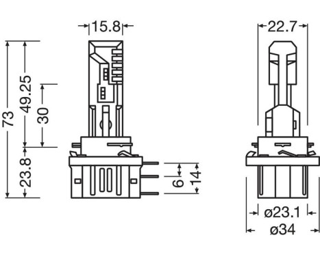Light bulb, spotlight LEDriving® HL EASY, Image 3