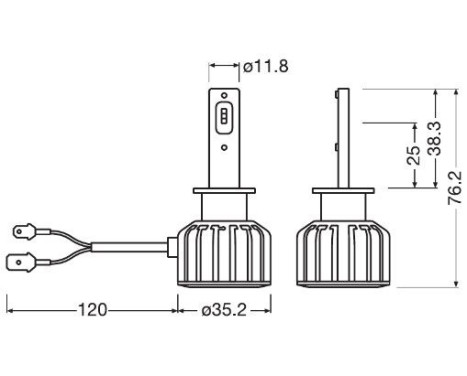 Osram LEDriving HL BRIGHT H1, Image 3