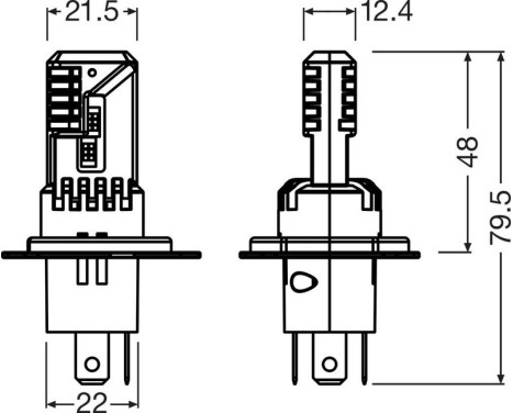 Osram LEDriving HL EASY GEN 2 H4/H19 - 2 pieces, Image 3
