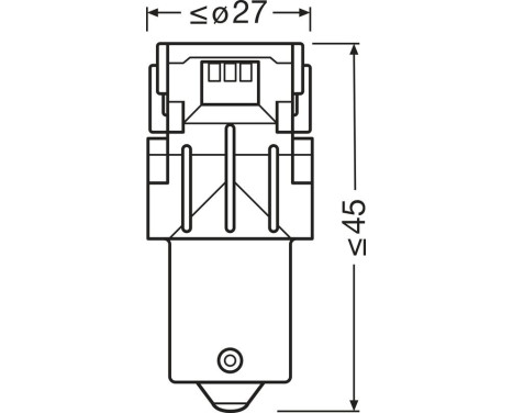 Osram LEDriving® SL PY21W Orange - 2 pieces, Image 4