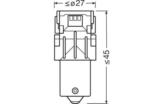 Osram LEDriving® SL PY21W Orange - 2 pieces, Image 4