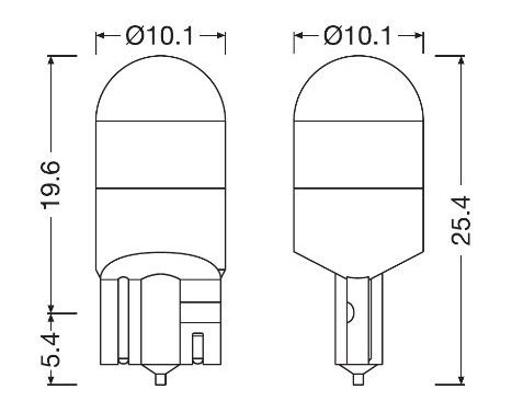 Osram Night Breaker 12V LED W5W - 2 pieces, Image 3