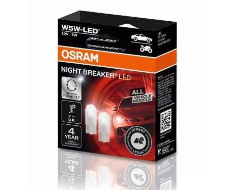 Osram Night Breaker 12V LED W5W - 2 pieces
