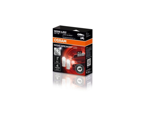 Osram Night Breaker 12V LED W5W - 2 pieces, Image 2