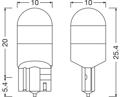 Osram Night Breaker 12V LED W5W - 2 pieces, Image 4