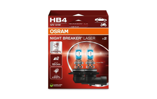 Osram Night Breaker HB4, 12V51W (2 pieces)
