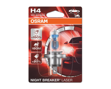 Osram Night Breaker Laser 150 H4 12V/60-55W