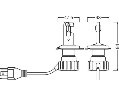 Osram Night Breaker LED SMART H4 - 2 pieces, Image 7