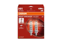 Osram Night Breaker Silver 12V H1 55W - 2 pieces