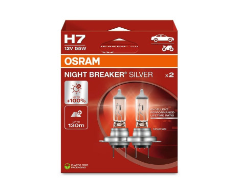 Osram Night Breaker Silver 12V H7 - set of 2 pieces