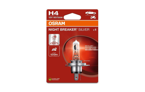 Osram Night Breaker Silver H4, 12V60/55W